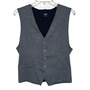 🆕 RENEVER Men’s Black and White Vest Size M